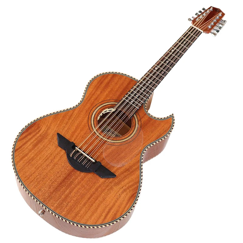 40"/38" High Glossy Electric Acoustic Guitar (10-String, EQ)