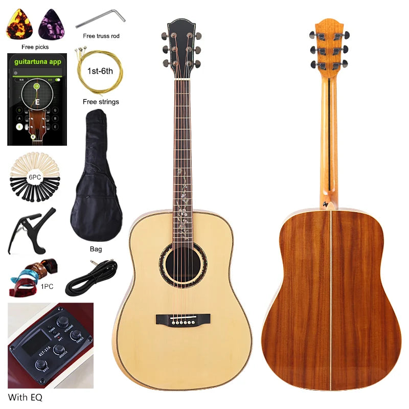 40 Inch Electric Acoustic Guitar - Spruce Top