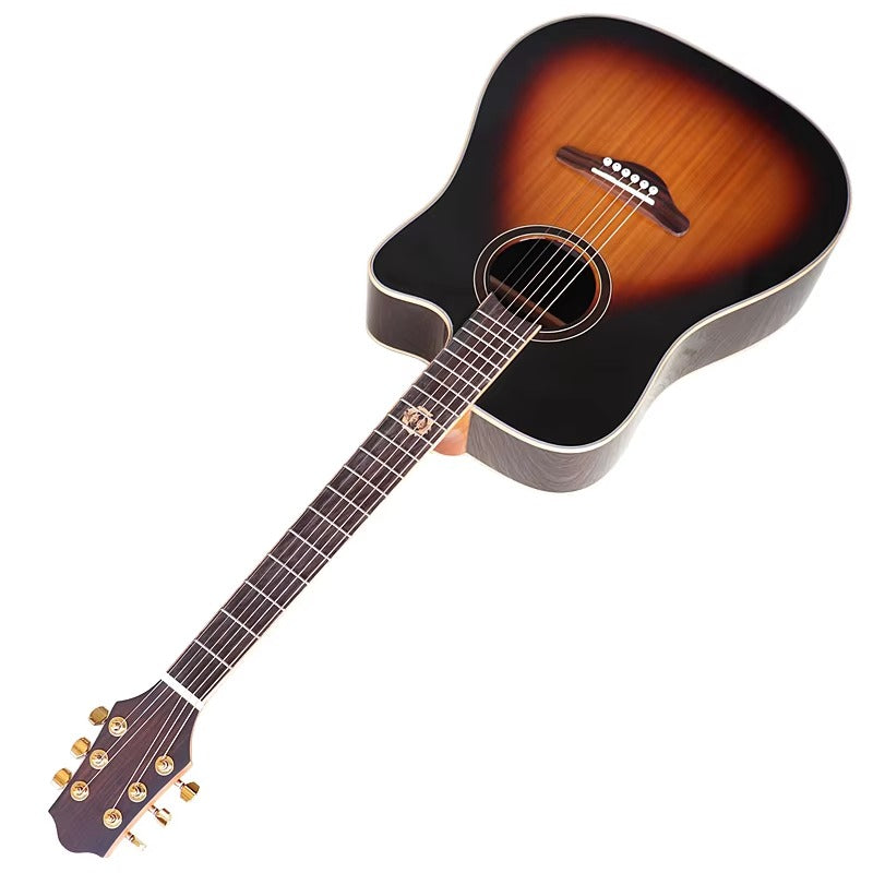 Jizhlin Acoustic Electric Guitar - Spruce Top, Cutaway Dreadnought