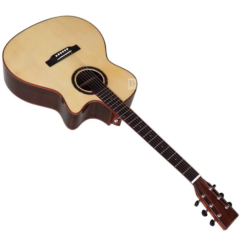 Jizhlin Acoustic Electric Guitar - Spruce Top, Cutaway Dreadnought