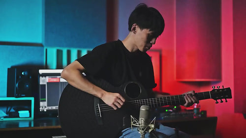 Enya Carbon Fiber Acoustic Electric Guitar X4 Pro